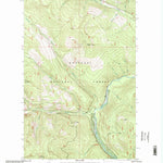 United States Geological Survey Mount Baldy, MT (1997, 24000-Scale) digital map