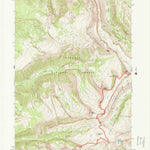 United States Geological Survey Mount Bannon, WY (1968, 24000-Scale) digital map