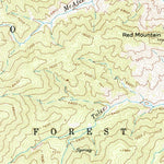 United States Geological Survey Mount Barcroft, CA-NV (1962, 62500-Scale) digital map