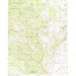 United States Geological Survey Mount Bidwell, CA-OR (1990, 24000-Scale) digital map