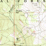 United States Geological Survey Mount Bidwell, CA-OR (1990, 24000-Scale) digital map
