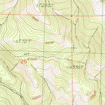United States Geological Survey Mount Bidwell, CA-OR (1990, 24000-Scale) digital map