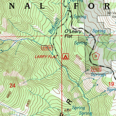 United States Geological Survey Mount Bidwell, CA-OR (1993, 24000-Scale) digital map