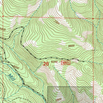 United States Geological Survey Mount Bidwell, CA-OR (1993, 24000-Scale) digital map