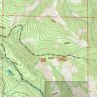 United States Geological Survey Mount Bidwell, CA-OR (1993, 24000-Scale) digital map