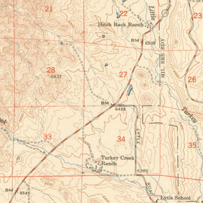 United States Geological Survey Mount Big Chief, CO (1951, 62500-Scale) digital map