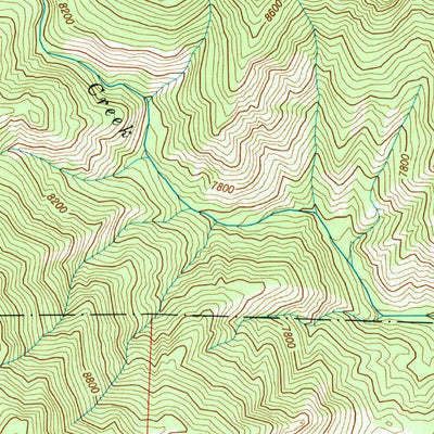 United States Geological Survey Mount Big Chief, CO (1961, 24000-Scale) digital map