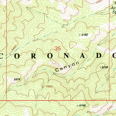 United States Geological Survey Mount Bigelow, AZ (1981, 24000-Scale) digital map