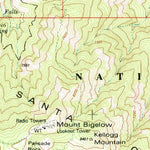 United States Geological Survey Mount Bigelow, AZ (1981, 24000-Scale) digital map