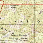 United States Geological Survey Mount Bigelow, AZ (1996, 24000-Scale) digital map
