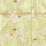 United States Geological Survey Mount Blackmore, MT (2000, 24000-Scale) digital map