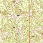 United States Geological Survey Mount Blackmore, MT (2000, 24000-Scale) digital map