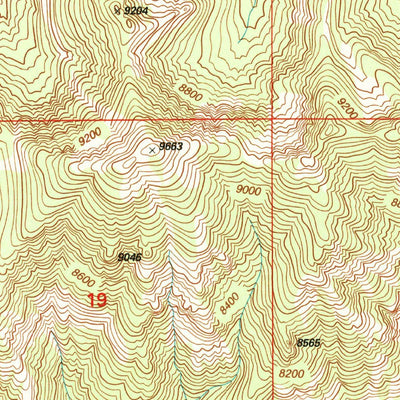 United States Geological Survey Mount Blackmore, MT (2000, 24000-Scale) digital map