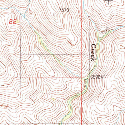 United States Geological Survey Mount Blitzen, NV (1987, 24000-Scale) digital map