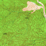United States Geological Survey Mount Boardman, CA (1938, 62500-Scale) digital map