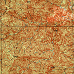 United States Geological Survey Mount Boardman, CA (1942, 62500-Scale) digital map
