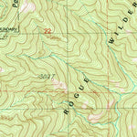 United States Geological Survey Mount Bolivar, OR (1990, 24000-Scale) digital map