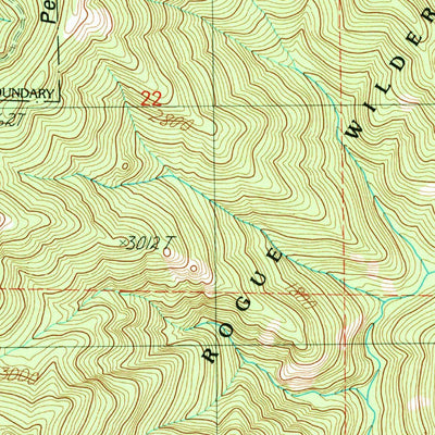 United States Geological Survey Mount Bolivar, OR (1990, 24000-Scale) digital map
