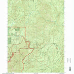 United States Geological Survey Mount Bolivar, OR (1998, 24000-Scale) digital map
