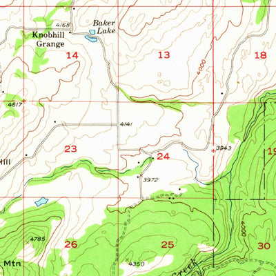 United States Geological Survey Mount Bonaparte, WA (1957, 62500-Scale) digital map