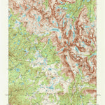 United States Geological Survey Mount Bonneville, WY (1938, 62500-Scale) digital map