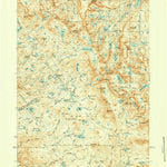United States Geological Survey Mount Bonneville, WY (1942, 62500-Scale) digital map