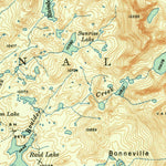 United States Geological Survey Mount Bonneville, WY (1942, 62500-Scale) digital map
