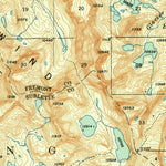 United States Geological Survey Mount Bonneville, WY (1942, 62500-Scale) digital map
