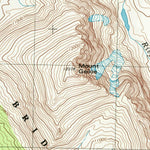 United States Geological Survey Mount Bonneville, WY (1981, 24000-Scale) digital map