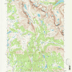 United States Geological Survey Mount Bonneville, WY (1991, 24000-Scale) digital map