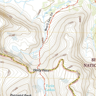 United States Geological Survey Mount Bonneville, WY (2021, 24000-Scale) digital map