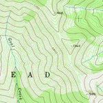 United States Geological Survey Mount Bradley, MT (1958, 24000-Scale) digital map