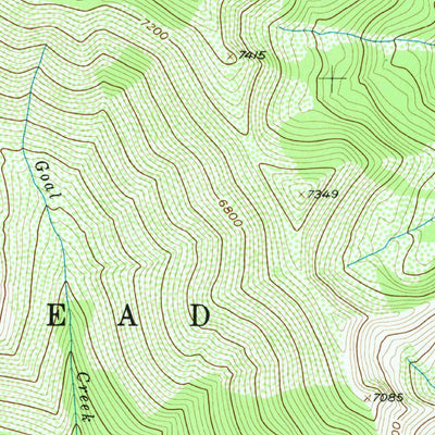 United States Geological Survey Mount Bradley, MT (1958, 24000-Scale) digital map