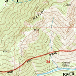 United States Geological Survey Mount Bradley, MT (1994, 24000-Scale) digital map