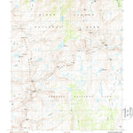 United States Geological Survey Mount Brewer, CA (1985, 24000-Scale) digital map