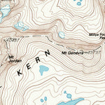United States Geological Survey Mount Brewer, CA (1993, 24000-Scale) digital map