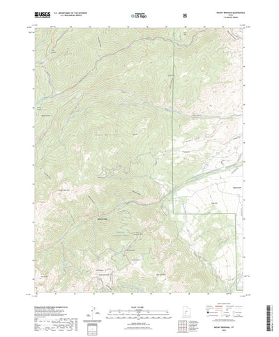 United States Geological Survey Mount Brigham, UT (2023, 24000-Scale) digital map