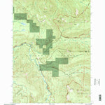 United States Geological Survey Mount Bruno, OR (1994, 24000-Scale) digital map
