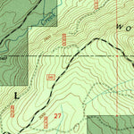 United States Geological Survey Mount Bruno, OR (1994, 24000-Scale) digital map