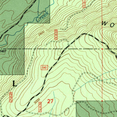 United States Geological Survey Mount Bruno, OR (1994, 24000-Scale) digital map