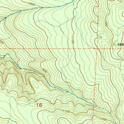 United States Geological Survey Mount Brynion, WA (1990, 24000-Scale) digital map