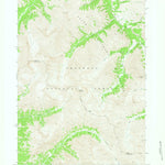 United States Geological Survey Mount Burwell, WY (1969, 24000-Scale) digital map
