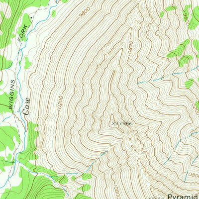 United States Geological Survey Mount Burwell, WY (1969, 24000-Scale) digital map