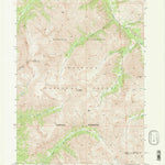 United States Geological Survey Mount Burwell, WY (1991, 24000-Scale) digital map