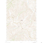 United States Geological Survey Mount Burwell, WY (2021, 24000-Scale) digital map