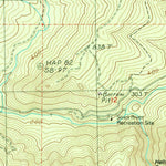 United States Geological Survey Mount Butler, OR (1986, 24000-Scale) digital map