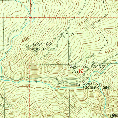 United States Geological Survey Mount Butler, OR (1986, 24000-Scale) digital map