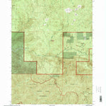 United States Geological Survey Mount Butler, OR (1996, 24000-Scale) digital map