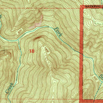 United States Geological Survey Mount Butler, OR (1996, 24000-Scale) digital map