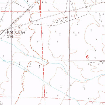 United States Geological Survey Mount Butte, NV (1987, 24000-Scale) digital map